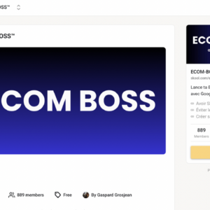 EcomBoss - Google Ads Gaspard Grosjean 2026